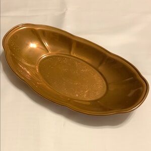 Elegant Copper Decorative Tray